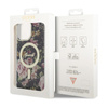 Guess Flower MagSafe - iPhone 14 Pro Max Case (Black)