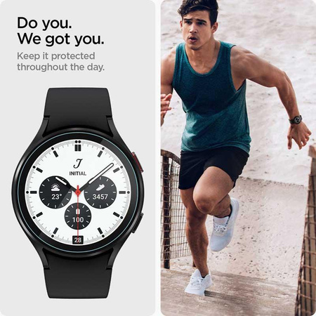 Spigen GLAS.TR EZ FIT 2-Pack - Tvrzené sklo pro Samsung Galaxy Watch 5 Pro 45 mm (2 ks)