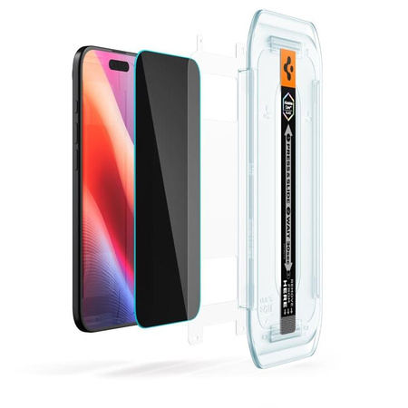 Spigen GLAS.TR EZ FIT Privacy 2-Pack - Tempered Glass with Privacy Filter for iPhone Air