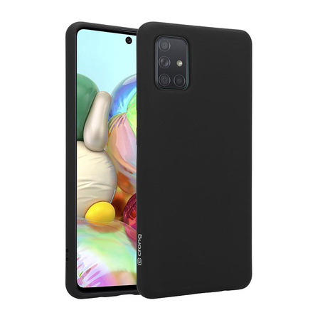 Crong Color Cover - Etui Samsung Galaxy A71 (czarny)