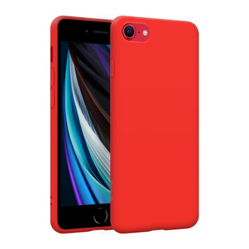 Crong Color Cover - Hülle iPhone SE (2022/2020) / 8 / 7 (rot)