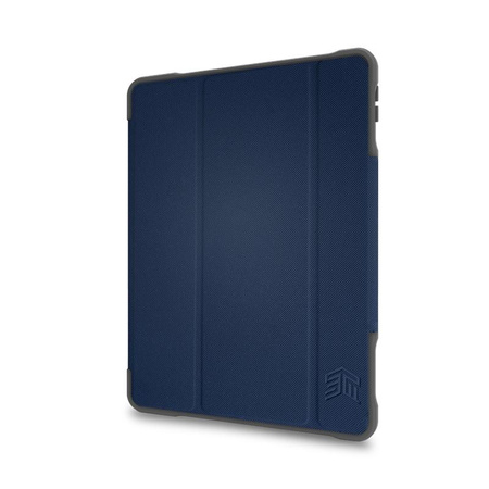 STM Dux Plus Duo - Gepanzerte Hülle für iPad 10.2" (2021-2019) MIL-STD-810G mit Apple Pencil Ladefunktion (Mitternachtsblau)