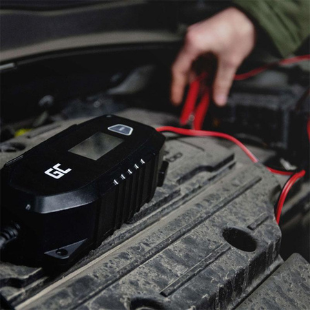Prostownik do Akumulatorów 6V/12V 4A Ładowarka z Funkcją Diagnostyki Green Cell