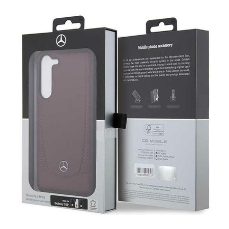 Mercedes Leder Urban Line - Hülle für Samsung Galaxy S23+ (Rot)