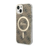 Guess 4G MagSafe - Case for iPhone 14 (Brown)
