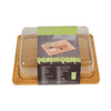 Bamboo cheese board with lid