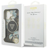 ETUI DO IPHONE 17 do MAGSAFE GUESS CZARNE ORYGINALNE ELEGANCKIE KWIATY CASE
