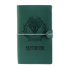 Harry Potter - Slytherin Reise-Notizbuch aus Leder 12x19,6 cm (Grün)
