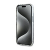 DKNY IML Checkered Mono Pattern - Coque pour iPhone 15 Plus / 14 Plus (noir)