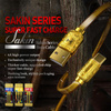WEKOME WDC-163 Sakin Series - Câble de connexion USB-C vers Lightning PD 20W 1 m (Gold)