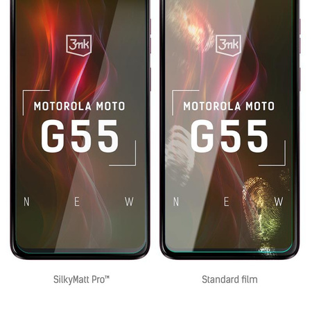 3mk Silky Matt Pro - Matná ochranná fólie pro Motorola Moto G55 5G