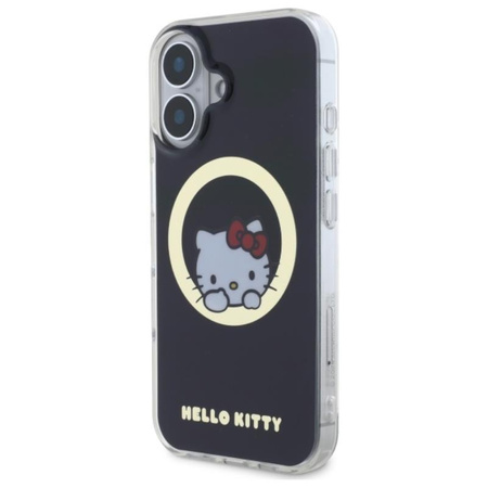 Hello Kitty IML Sweet Kitty MagSafe - Hülle für iPhone 16 (schwarz)