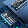 WEKOME WP-345 Vanguard Series - Power banka 10000 mAh s rychlým nabíjením a integrovaným kabelem USB-C a Lightning PD 20W + QC 22,5W (černá)