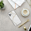 Crong Marble Case - pouzdro pro iPhone 11 Pro (bílé)