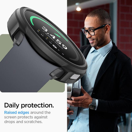 Spigen Liquid Air - Etui für Samsung Galaxy Watch 6 44 mm (Schwarz)