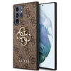 Guess 4G Big Metal Logo - Samsung Galaxy S22 Ultra tok (barna)