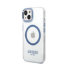 Guess Metal Outline MagSafe - Case for iPhone 14 Plus (Clear)