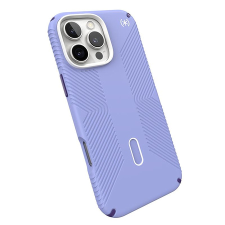 Speck Presidio2 Grip ClickLock & MagSafe - Coque iPhone 16 Pro Max (Future Lavender / Cassis Purple / White)