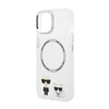 Karl Lagerfeld Karl & Choupette Aluminium MagSafe - Etui iPhone 14 (przezroczysty)