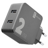 Cellularline Multipower 2 - hálózati töltő 2x USB-A 12W + 12W (fekete)