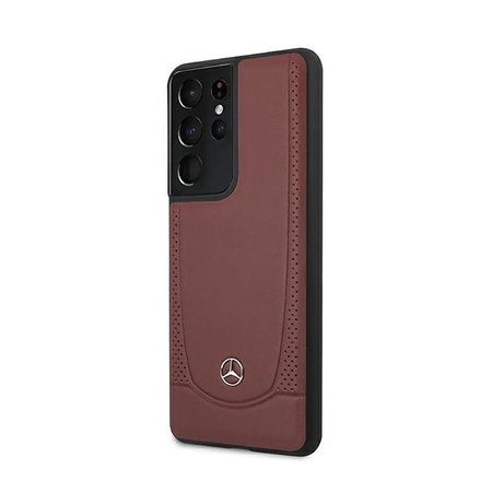 Mercedes Leather Urban Line - Etui Samsung Galaxy S21 Ultra (czerwony)