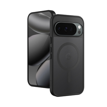 Etui do Google Pixel 10 Pro MagSafe Crong Hybrid Matte Czarne Wytrzymałe