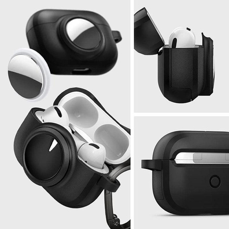 Spigen Tag Armor Duo - Pouzdro pro Apple Airpods Pro 1 / 2 / AirTag (černé)