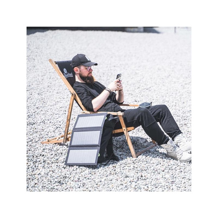 Green Cell SolarCharge - Ładowarka solarna o mocy 21W z funkcją power banka 10000 mAh USB-C 18W PD USB-A QC