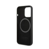 Guess Silicone Logo Plate MagSafe - iPhone 13 Pro Max Case (black)