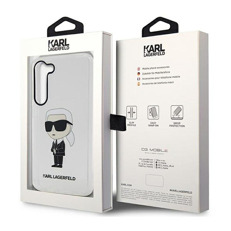 Karl Lagerfeld IML NFT Ikonik - Samsung Galaxy S23+ tok (átlátszó)
