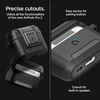 Spigen Lock Fit - Pancerne etui do Apple Airpods Pro 1 / 2 (Czarny)