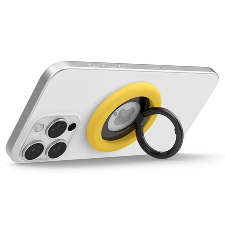 Spigen Nano Pop MagSafe Phone Ring - Porte-doigt magnétique avec fonction de support (jaune mangue)