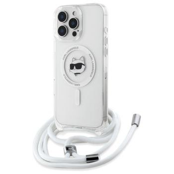 Karl Lagerfeld IML Choupette Head & Cord MagSafe - Coque iPhone 16 Pro Max (Transparent)