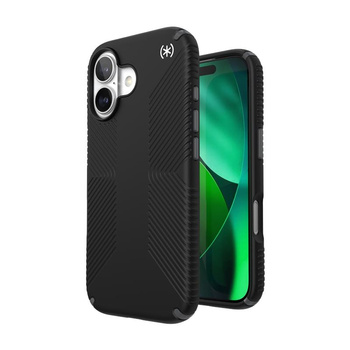 Speck Presidio2 Grip MagSafe - iPhone 17 Hülle (Schwarz / Schiefergrau / Weiß)