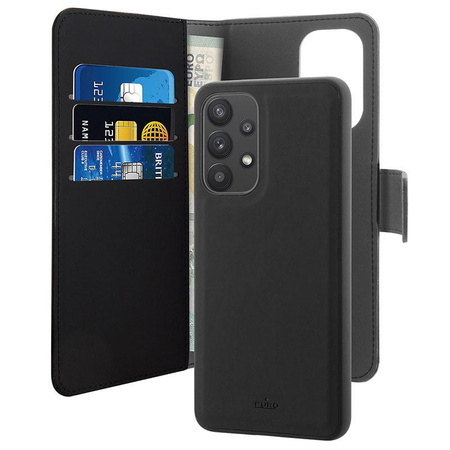 PURO Wallet Detachable - Etui 2w1 Samsung Galaxy A33 5G (czarny)