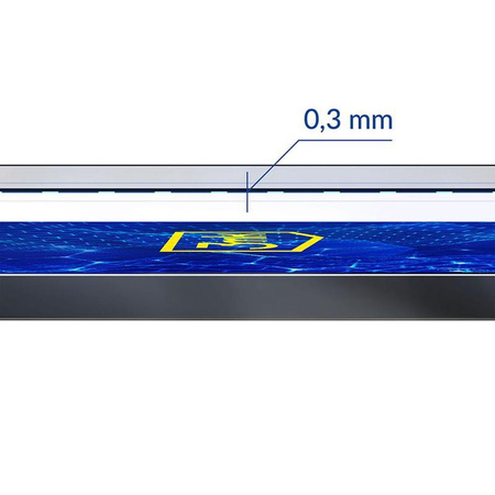3mk HardGlass Max Lite - Edzett üveg Samsung Galaxy S24 Ultra készülékhez (fekete)