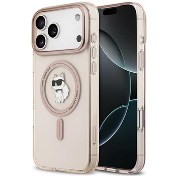 ETUI DO IPHONE 17 PRO MAX do MAGSAFE KARL LAGERFELD ORYGINALNE RÓŻOWE CASE