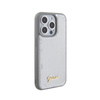 Guess Sequin Script Metal - Case for iPhone 15 Pro (Silver)