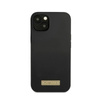 Guess Silicone Logo Plate MagSafe - Case for iPhone 13 (Black)