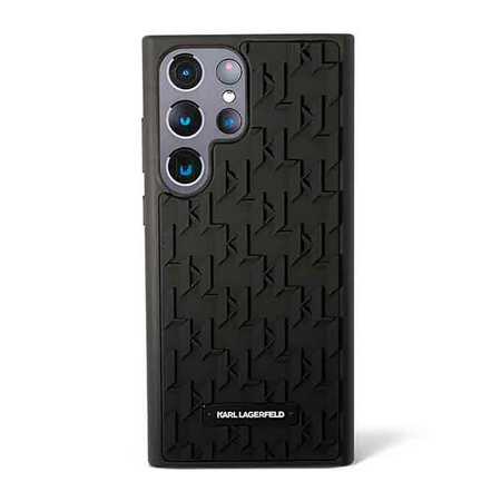 Karl Lagerfeld Monogram 3D Pattern - Samsung Galaxy S23 Ultra Case (black)