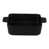Alpina - Ceramic square ovenproof dish 26.5x20.5x6.7 cm (black)