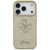 Guess Fixed Glitter Big 4G Metal Frame - Hülle iPhone 17 Pro (gold)