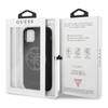 Guess Silicone 4G Tone to Tone - iPhone 11 Case (Black)