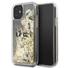 Karl Lagerfeld Glitter Liquid Floatting Charms - iPhone 11 Case (Gold Floatting Charms)