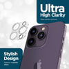 Case-Mate Sparkle Lencsevédő - Kameravédő üveg iPhone 14 Pro / iPhone 14 Pro Max készülékhez (Twinkle)