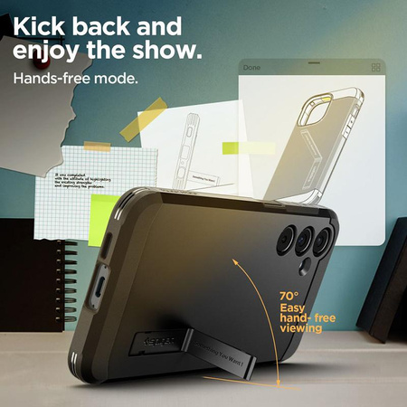 Spigen Tough Armor - Schutzhülle für Samsung Galaxy A55 5G (Schwarz)