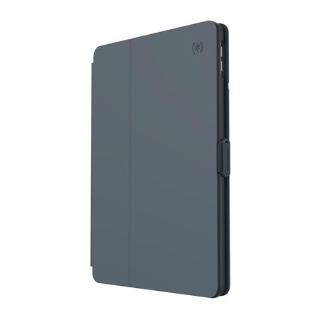 Speck Balance Folio - Étui pour iPad 10.2" 9 (2021) / 8 (2020) / 7 (2019) avec revêtement MICROBAN (Stormy Grey/Charcoal Grey)