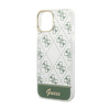 Guess 4G Stripe Script Logo Electroplated Pattern – Etui iPhone 14 Plus (khaki)
