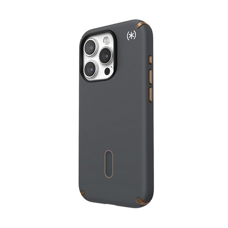 Speck Presidio2 Pro ClickLock & MagSafe - iPhone 15 Pro Tasche (Holzkohle Grau / Cool Bronze)