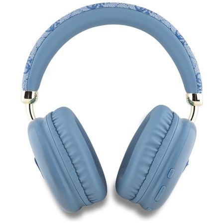 Guess 4G Triangle Logo - Casque intra-auriculaire sans fil Bluetooth V5.3 (bleu)